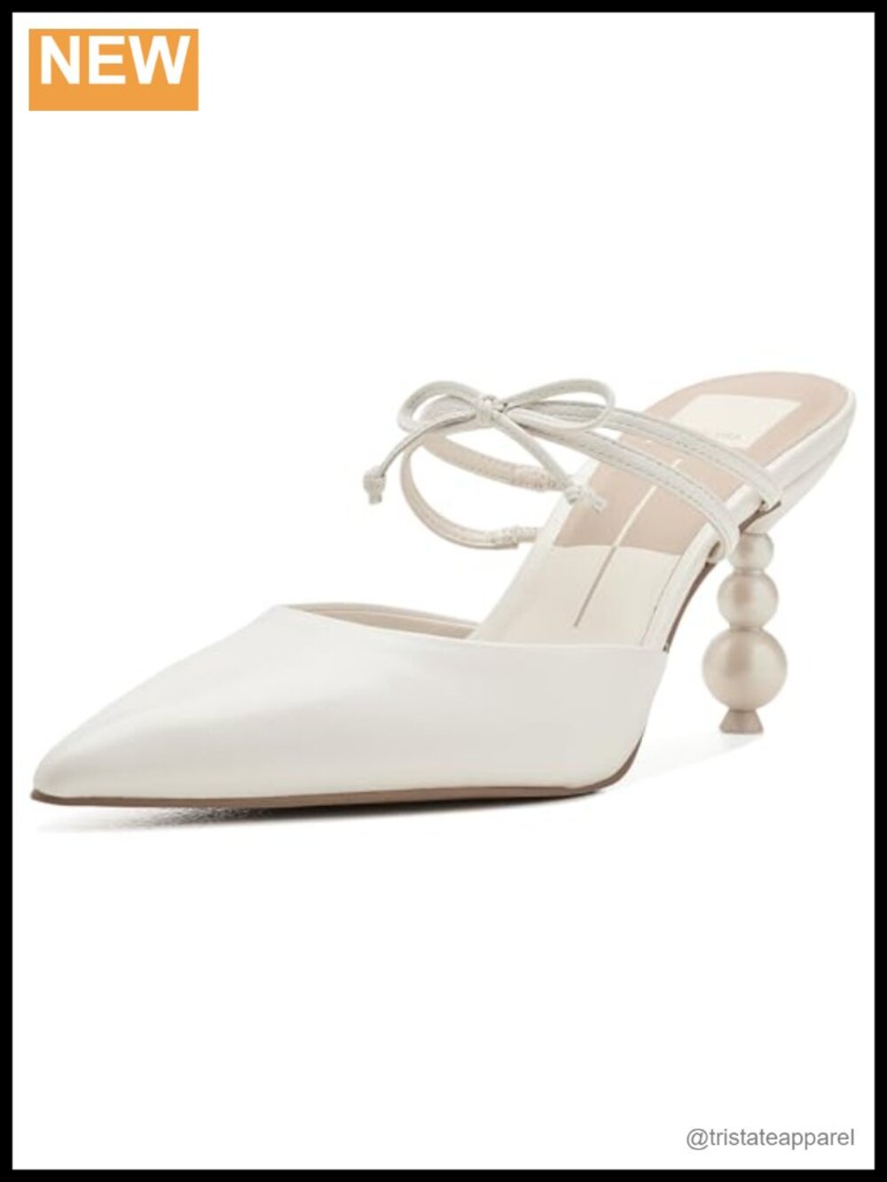 Klaire Pointed Toe Stiletto Heel Leather Pump Wedding